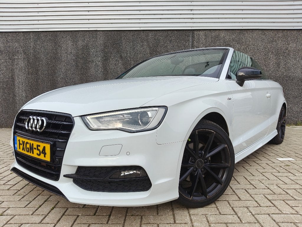 Audi A3 1.4 TFSI Cabriolet | Automaat S-tronic 2014 | S-Line, Auto's, Audi, 4 cilinders, Cabriolet, 4 stoelen, Wit