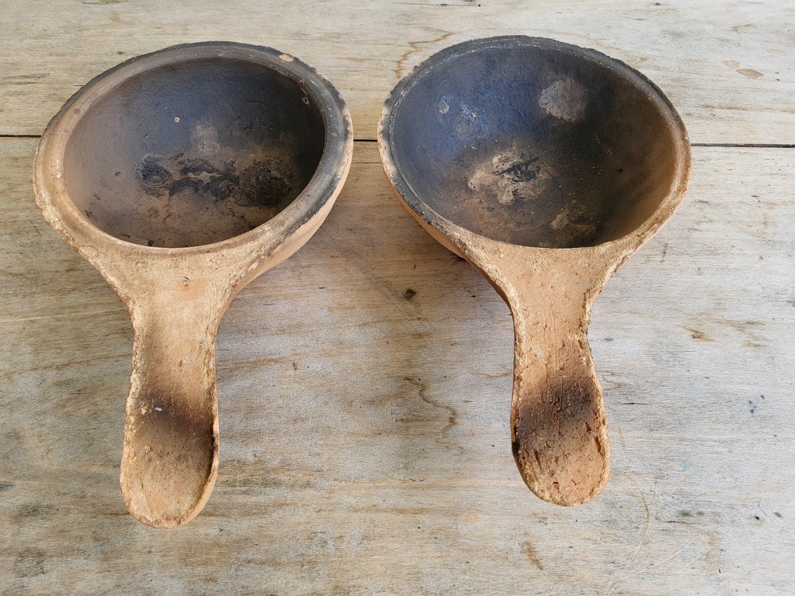 franse brocante terracotta diable bourguignon / allegonda, Huis en Inrichting, Ophalen of Verzenden, Overige materialen