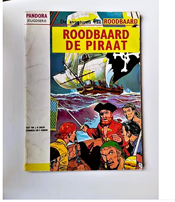 roodbaard de piraat nr. 1 uit 1965/1ste druk/Pandora, Boeken, Stripboeken, Gelezen, Pandora, Eén stripboek, Ophalen of Verzenden