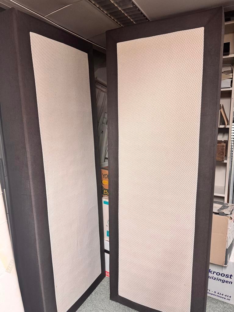2x onderstel boxspring antraciet grijs, Ophalen of Verzenden, Tweepersoons