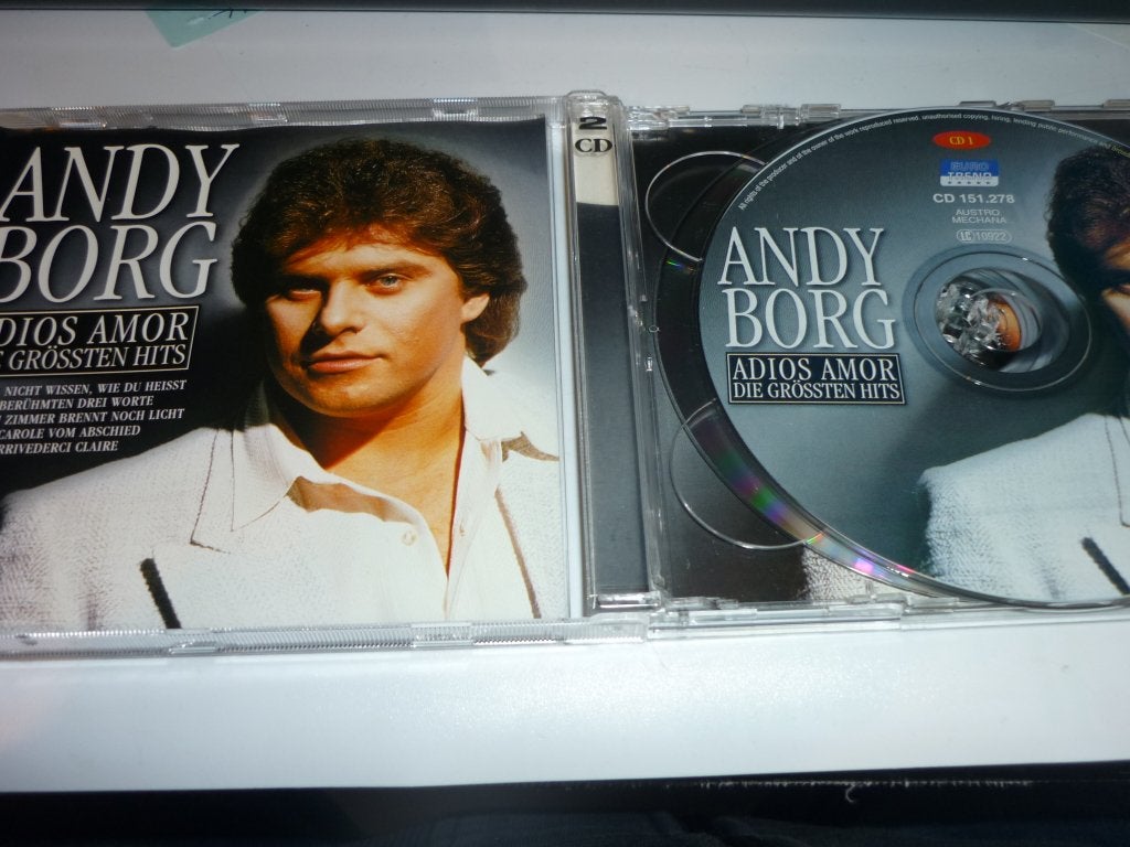 Andy Borg - Adios Amor Die Grossten Hits (2xCD), Schlager, Ophalen of Verzenden, Zo goed als nieuw, Verzamelalbum