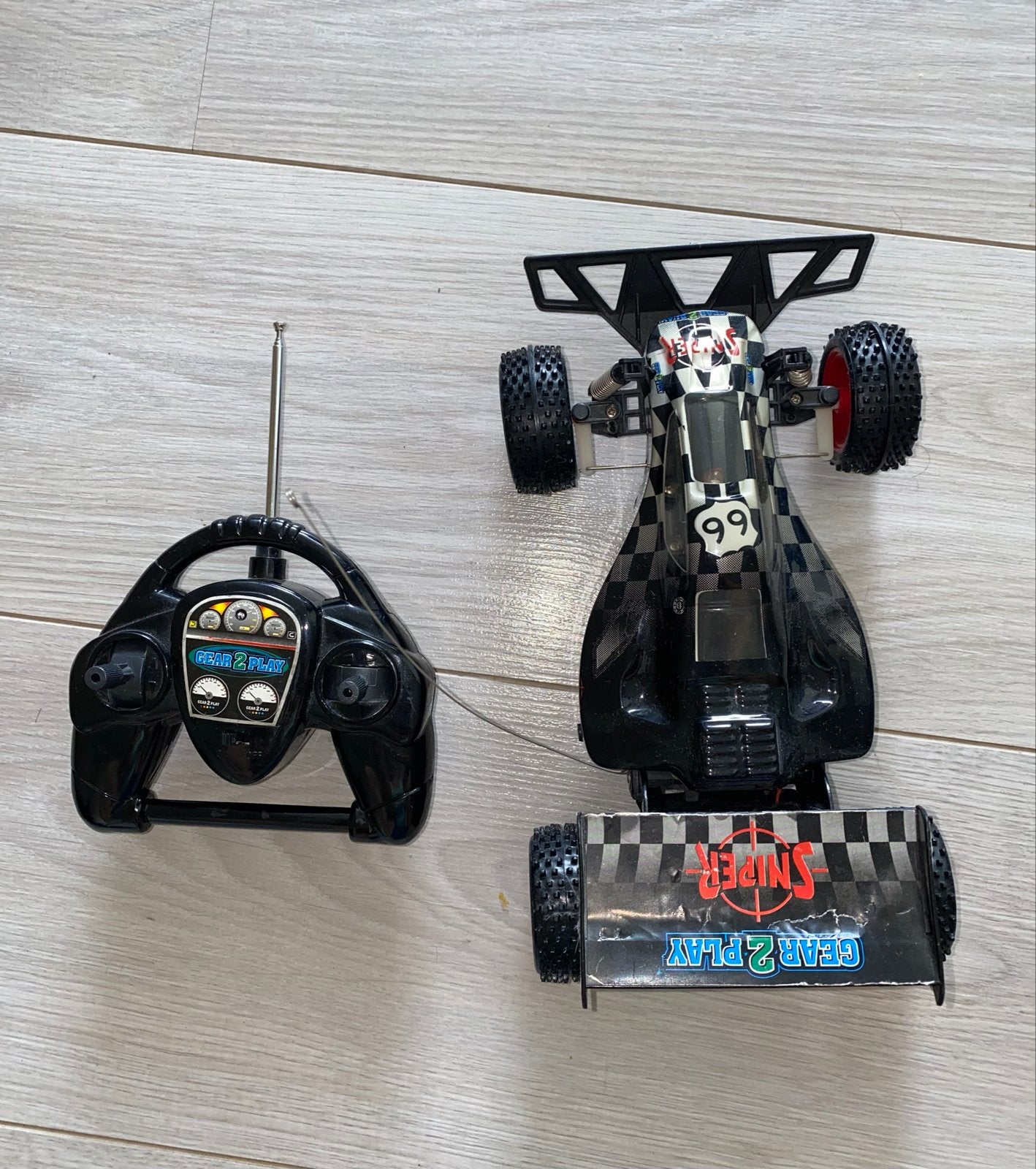 Gear2Play Sniper RC Auto -Leuke reisauto zgan, Ophalen of Verzenden, Gebruikt, Afstandsbediening