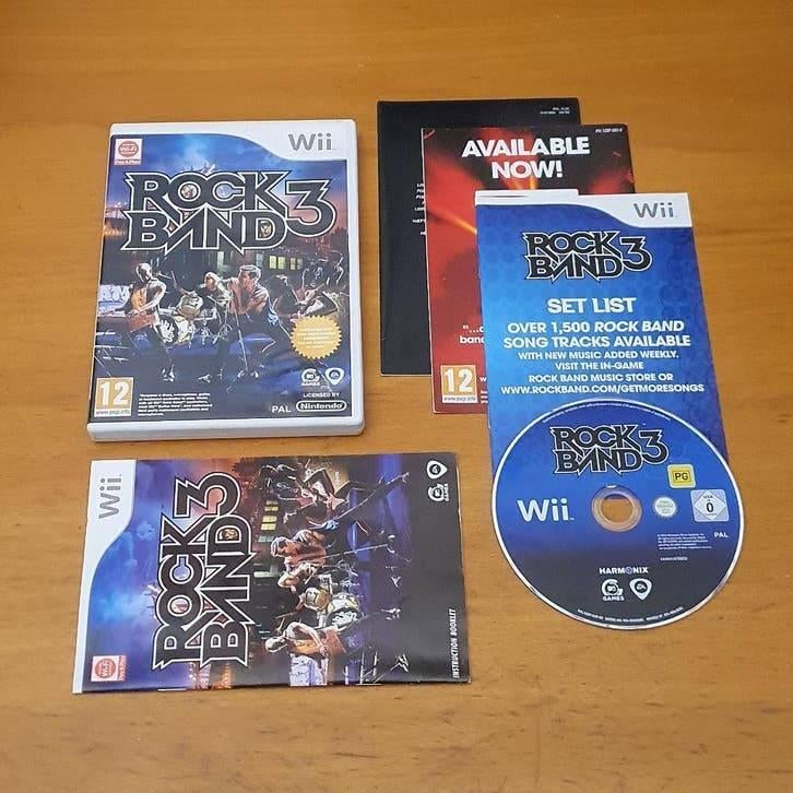 Wii | Rock Band 3 / RockBand 3, Spelcomputers en Games, Muziek, Gebruikt, Ophalen of Verzenden, 3 spelers of meer