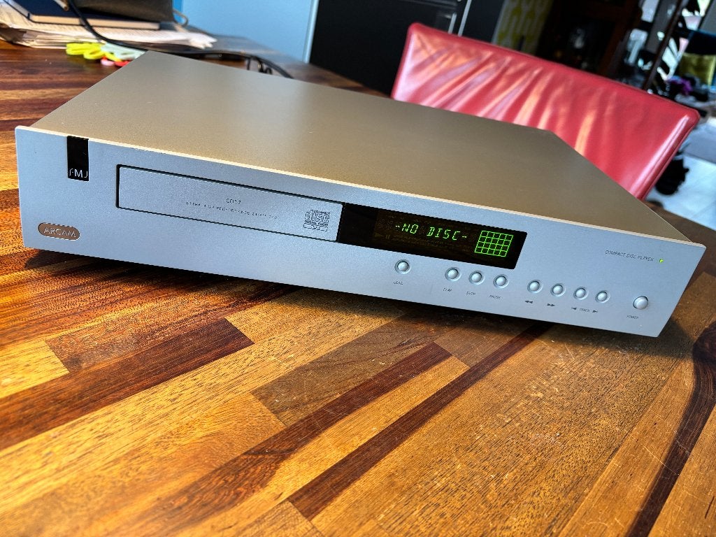 Arcam FMJ CD17 | Hoogwaardige cd-speler | Wolfson DAC | Zilv, Ophalen, Zo goed als nieuw, Overige merken