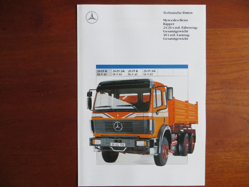 Mercedes-Benz Kipper 24-26 t (juli 1989), Ophalen of Verzenden, Nieuw, Mercedes
