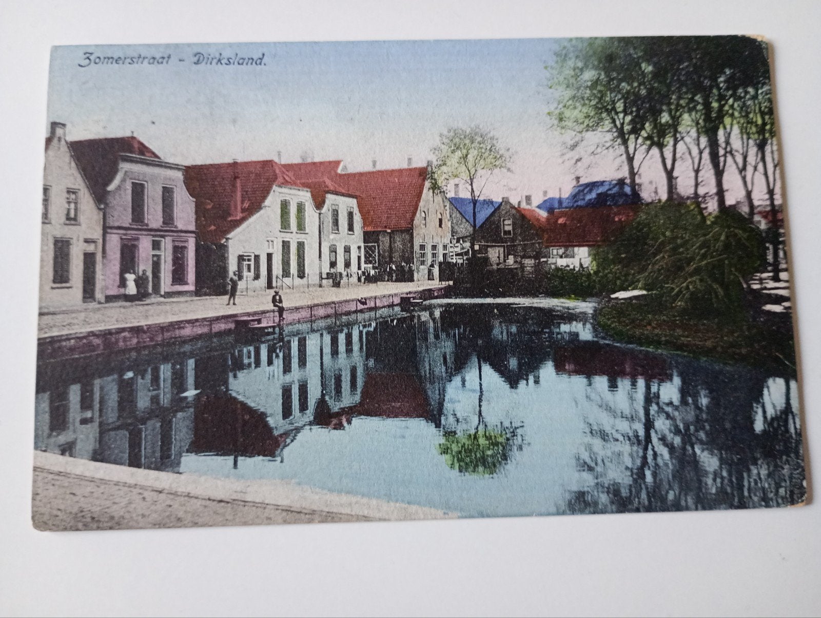 Dirksland Zomerstraat 1917, Ophalen of Verzenden, Voor 1920, Gelopen, Zuid-Holland