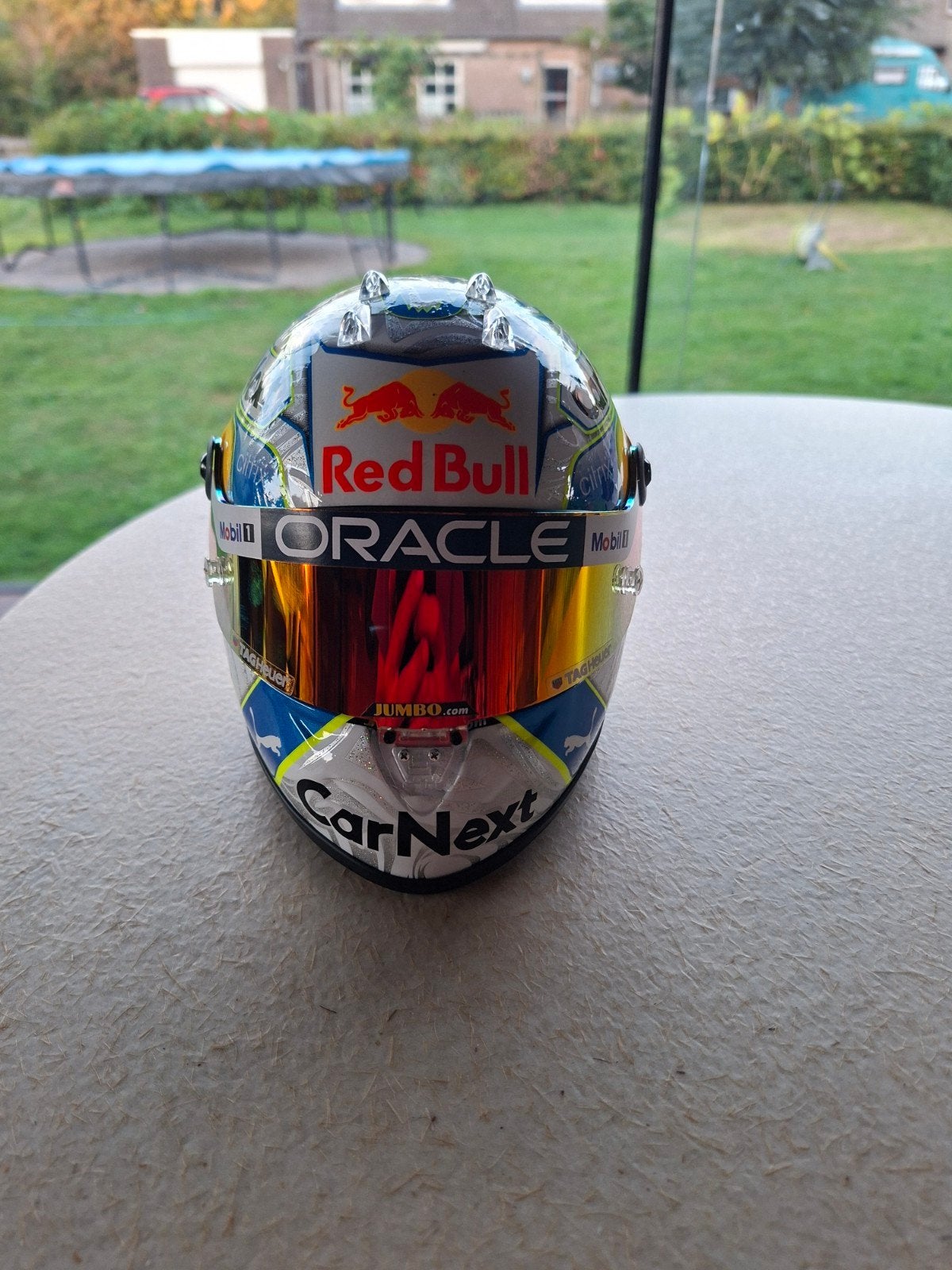 Max Verstappen Helm Oostenrijk GP 2022 Schaal 1:2 Nieuw, Verzamelen, Automerken, Motoren en Formule 1, Ophalen of Verzenden, Nieuw