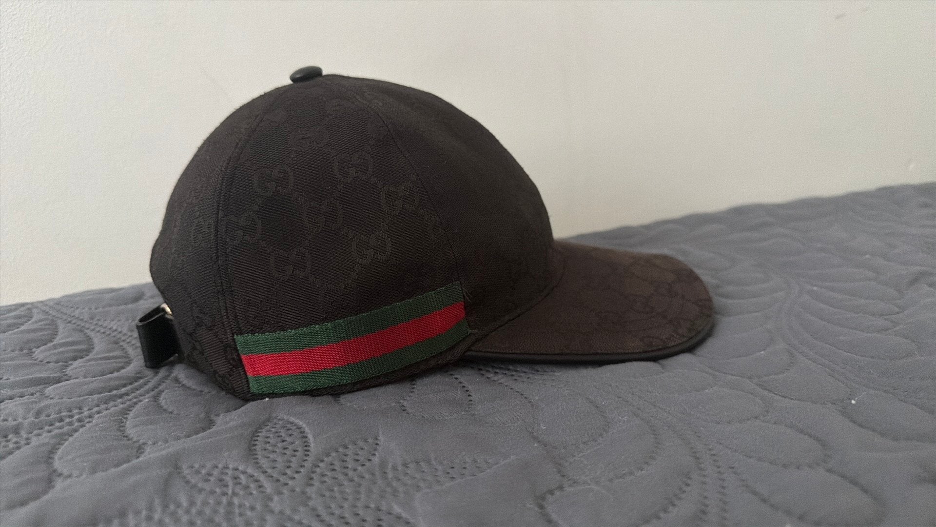 Gucci pet zwart, Kleding | Heren, Hoeden en Petten, Ophalen, Zo goed als nieuw