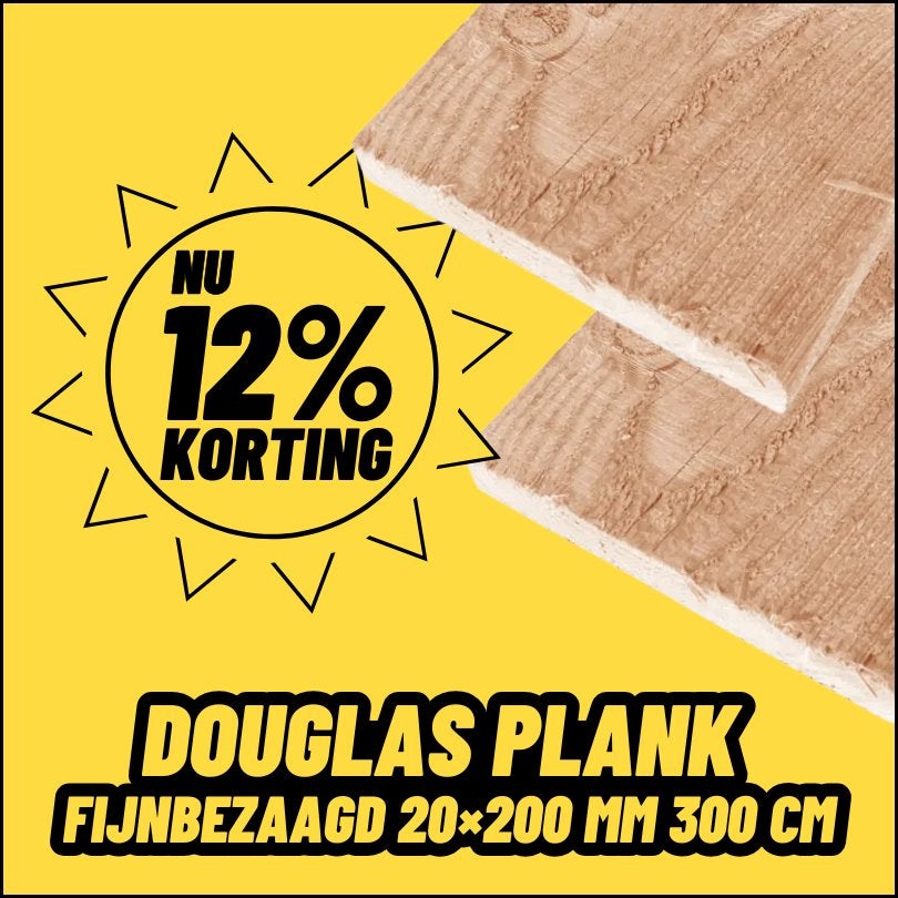JULI DEAL! DOUGLAS PLANKEN NU NOG GOEDKOPER!!, Ophalen, Nieuw, 250 cm of meer, Planken