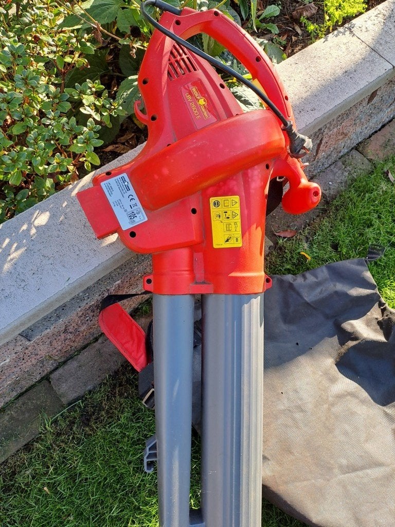 Bladblazer/Bladzuiger, Gebruikt, Ruggedragen, Ophalen of Verzenden, Met opvangzak