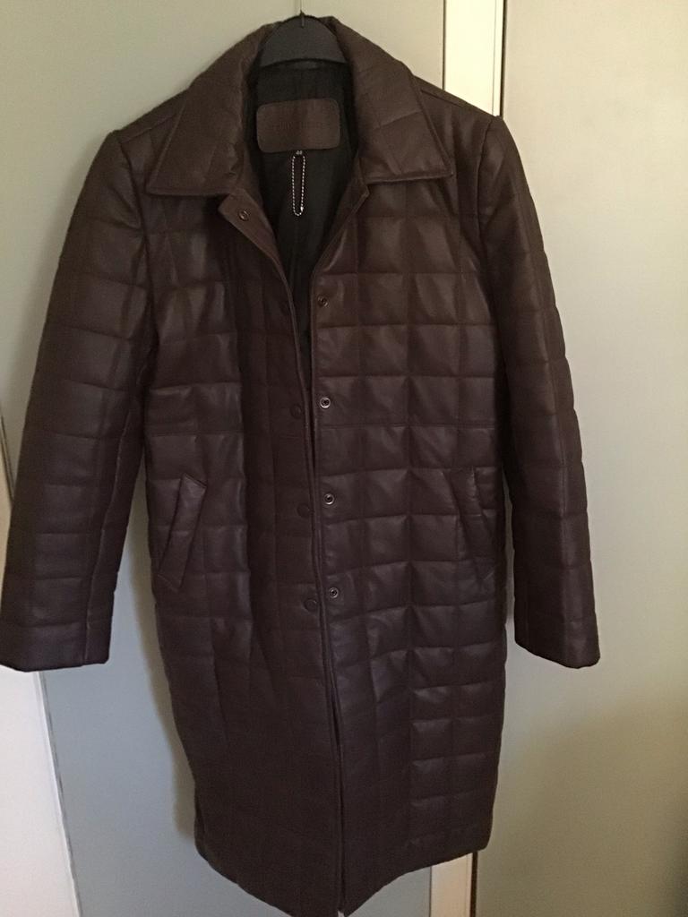 Cigno Nero leren jas, Kleding | Dames, Ophalen of Verzenden, Nieuw, Maat 42/44 (L), Bruin