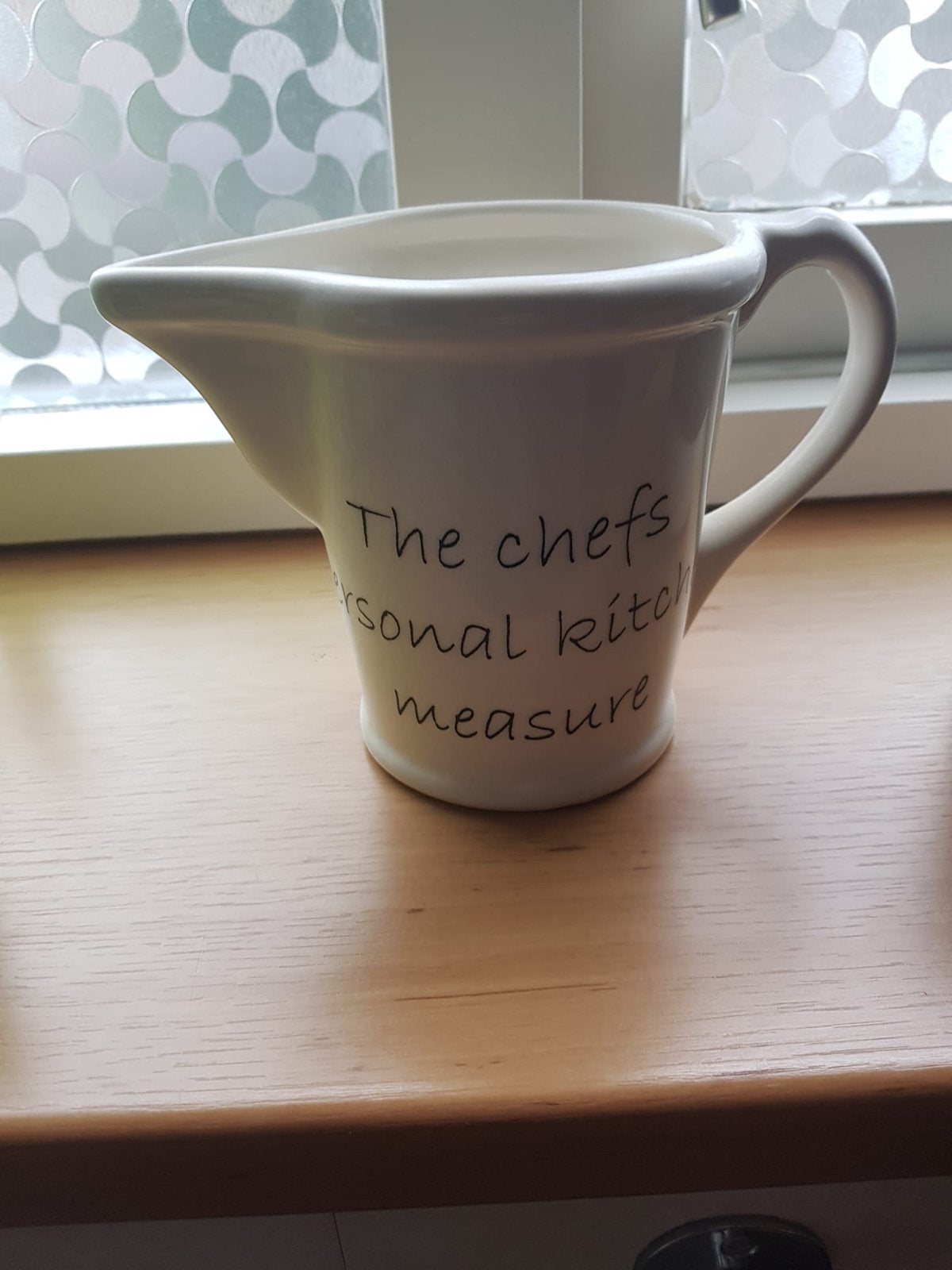 Riviera Maison Maatbeker "The chefs personal kitchen measure, Overige typen, Ophalen of Verzenden, Zo goed als nieuw, Steen/keramiek