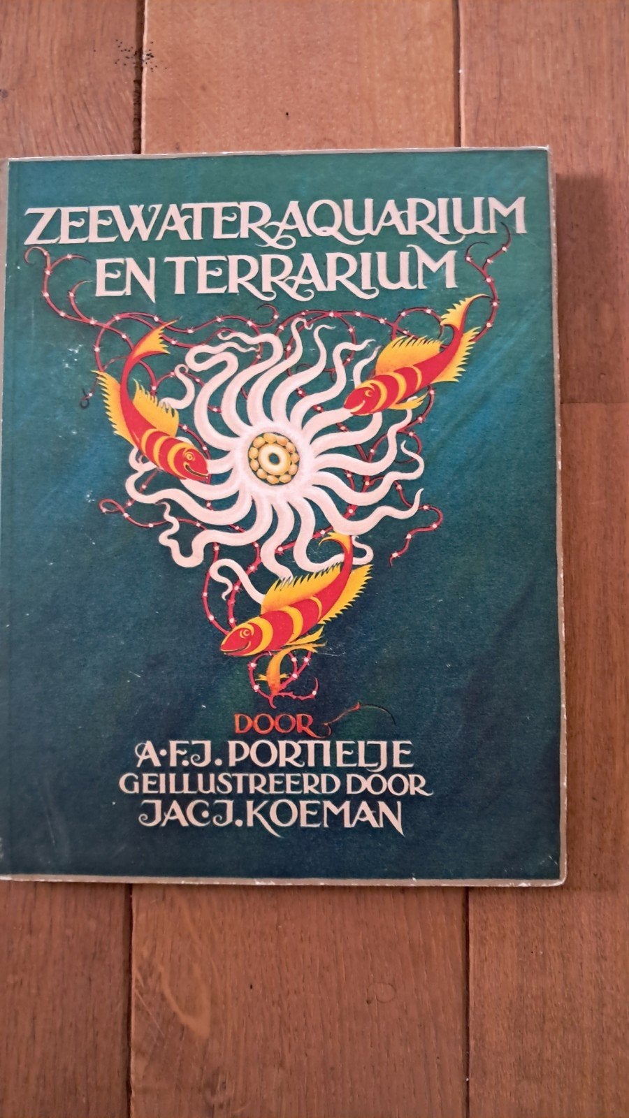 Zeewater-Aquarium en Terrarium - Verkade Album (1930), Ophalen, Gelezen, Overige onderwerpen, A.F.J. Portielje