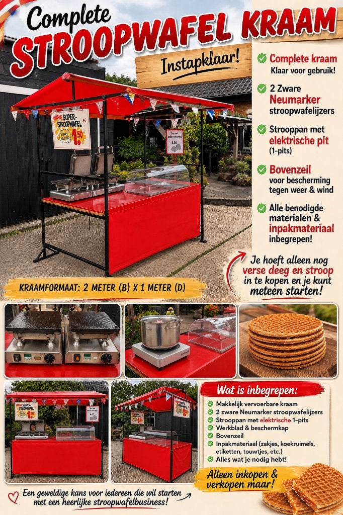 Complete stroopwafelkraam, Ophalen, Overige typen