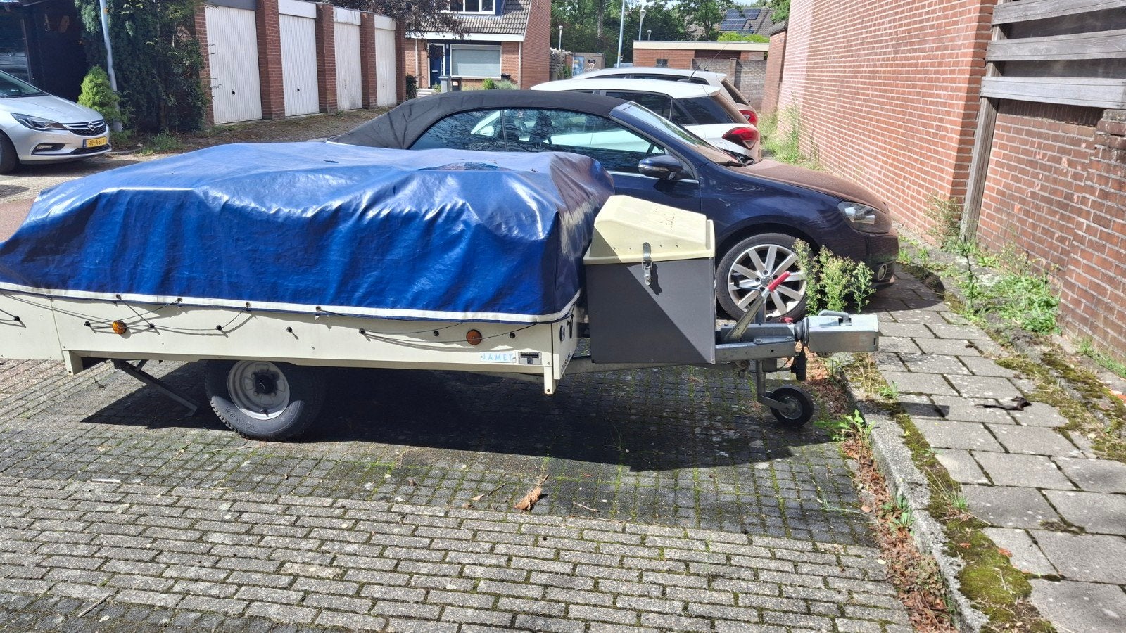 Jamet vouwwagen, Caravans en Kamperen, Ophalen, Meerkleurig, Tot en met 4, Jamet