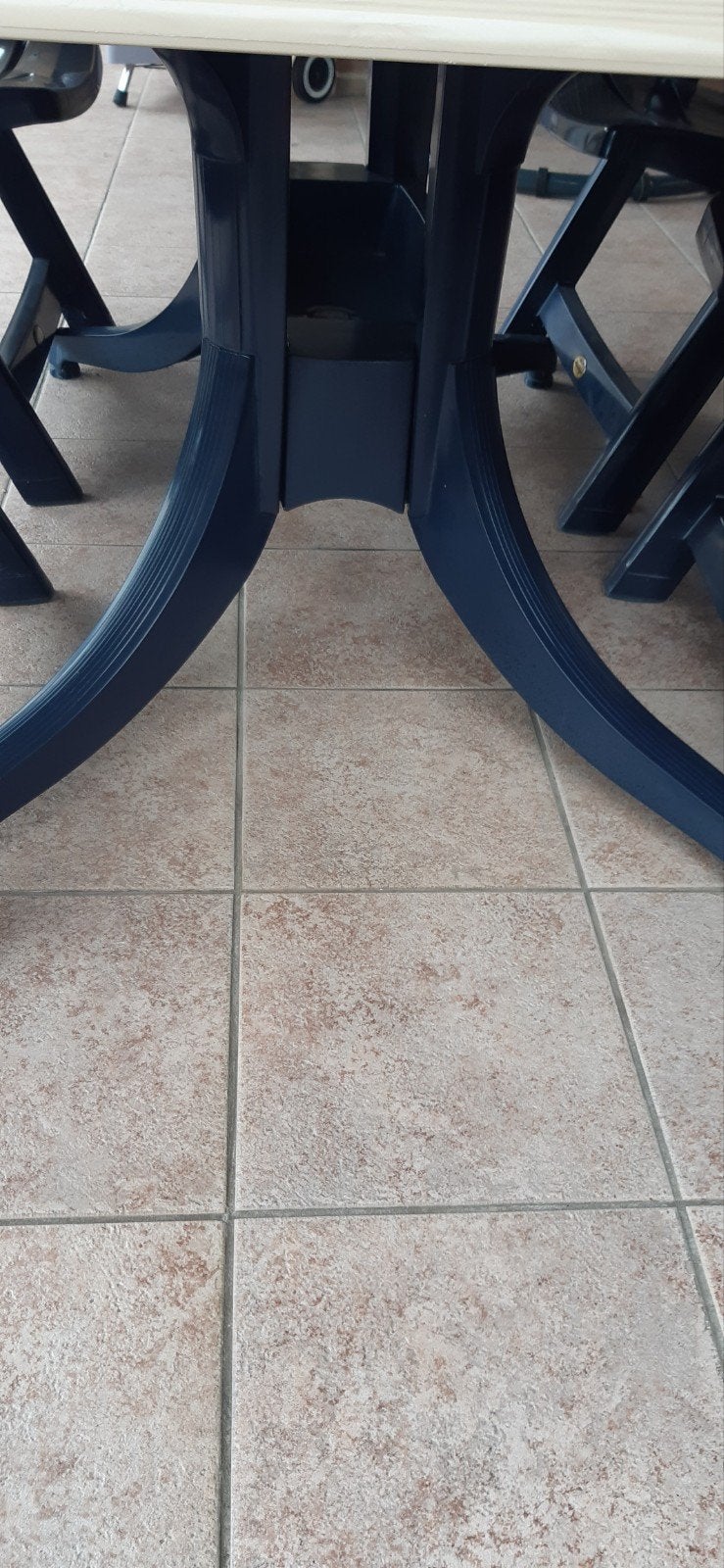 Hartmann prestige tuintafel met opbergvak en deksel, Ophalen, Gebruikt, Rechthoekig, Kunststof