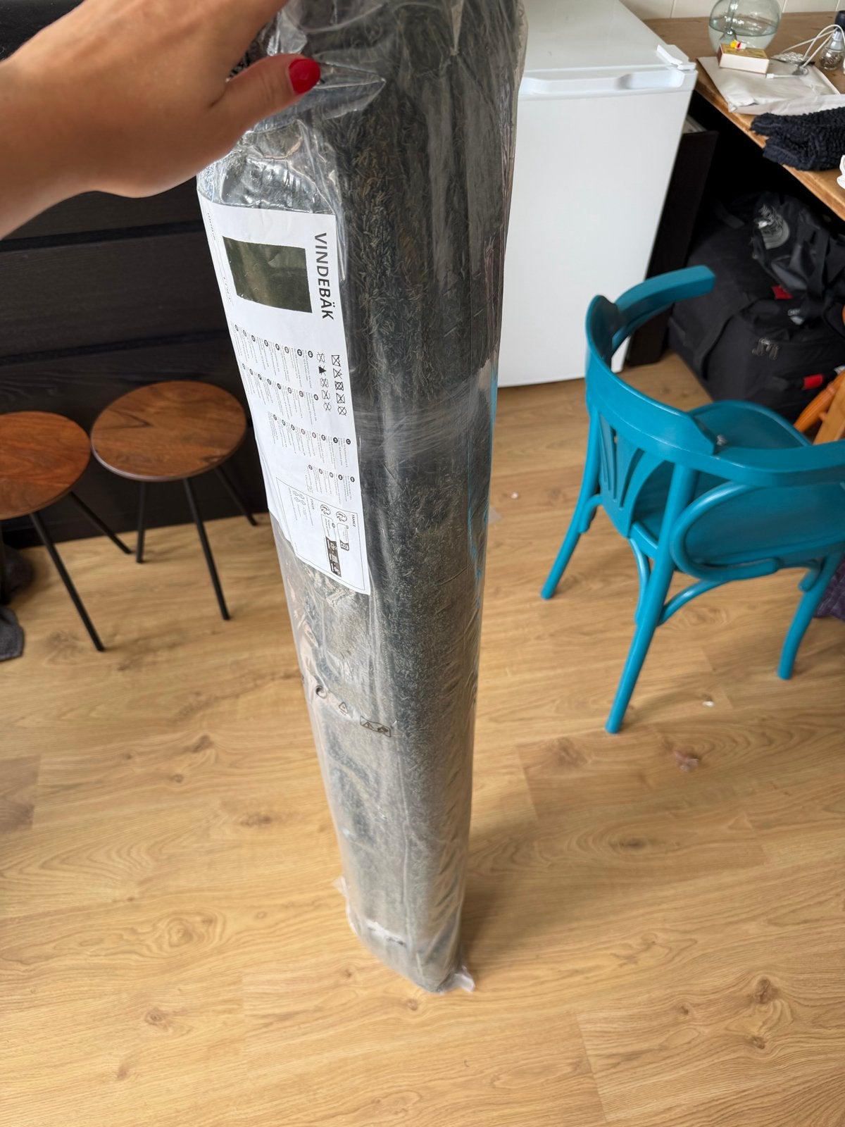 Nieuw IKEA VINDEBÄK Vloerkleed - 133x195 cm, Ophalen, Groen, 100 tot 150 cm, Nieuw