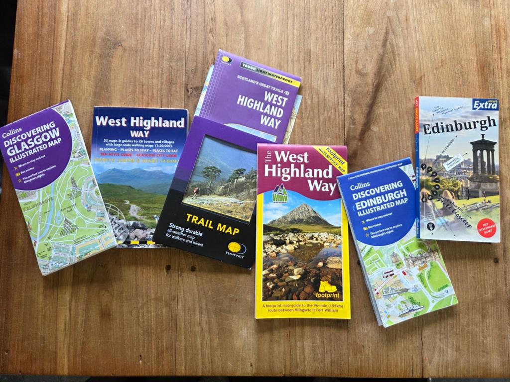 West Highland Way set, Boeken, Atlassen en Landkaarten, Verenigd Koninkrijk, Ophalen of Verzenden, Zo goed als nieuw, 2000 tot heden