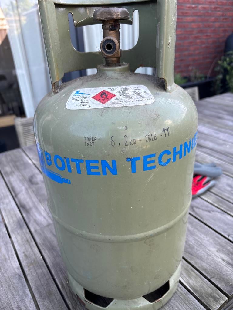 Boiten Techniek Propaan Gasfles 6,2 kg, Ophalen, Gebruikt