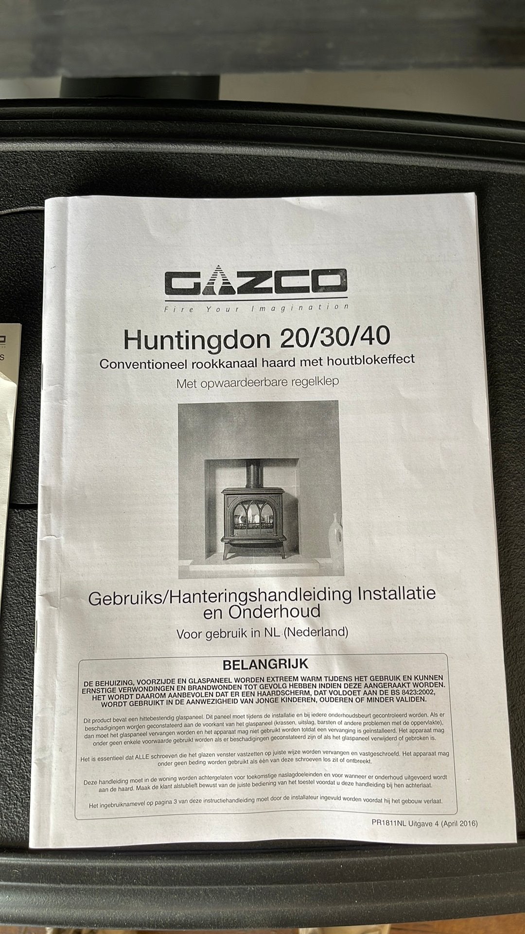 Gazco Huntingdon gashaard in zeer goede staat, Ophalen, Zo goed als nieuw, Vrijstaande haard, Gashaard