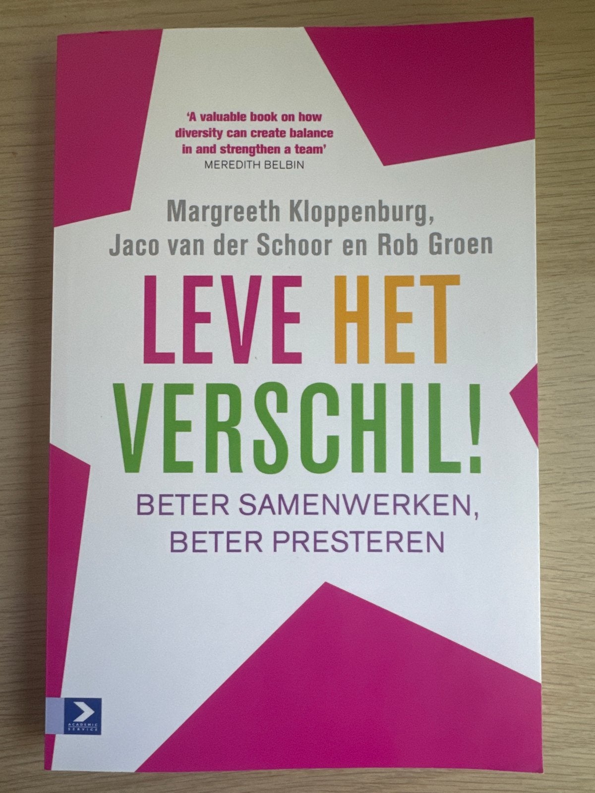 Leve het Verschil! Beter Samenwerken, Beter Presteren, Ophalen of Verzenden, Zo goed als nieuw, Nederland