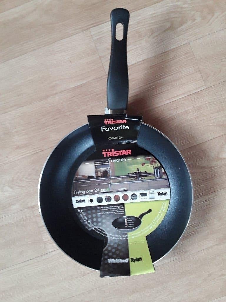 Tristar koekenpan 24 cm. nieuw, Nieuw, Ophalen of Verzenden, Overige merken, Overige materialen
