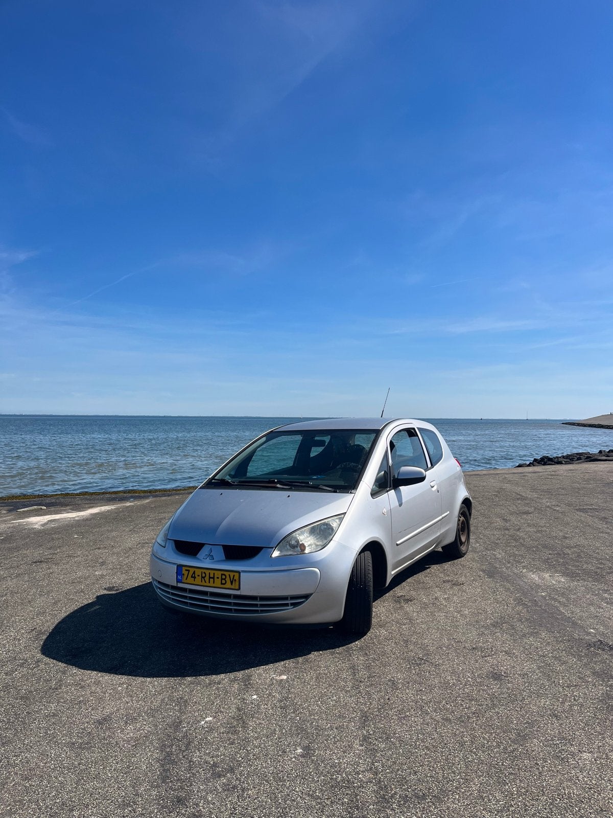 Mitsubishi Colt 1.3 Mivec CZ3 2005 Grijs, Auto's, Voorwielaandrijving, Stof, Colt, Origineel Nederlands