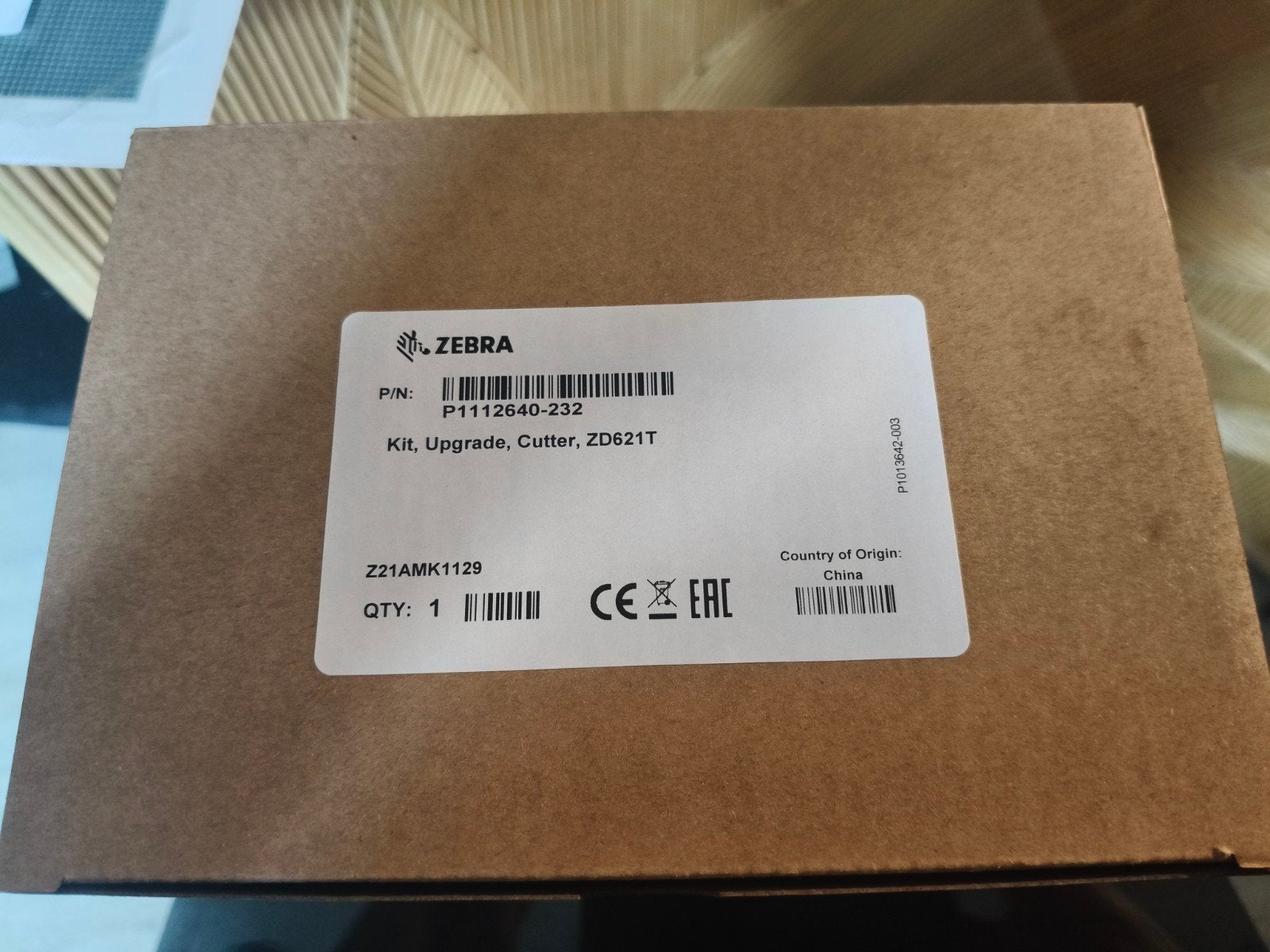 Zebra Cutter Upgrade Kit P1112640-232 voor ZD621T/R, Ophalen of Verzenden, Nieuw, Zebra