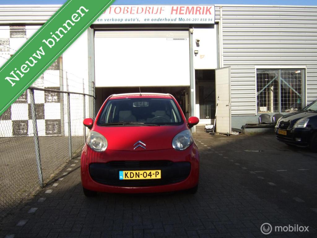 Citroen C1 1.0-12V SENSODRIVEAUTOMAAT SDRS, Stof, Gebruikt, Zwart, 4 stoelen