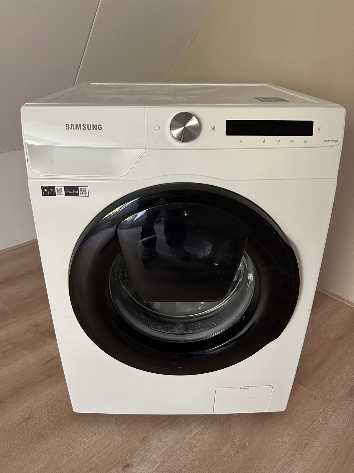 Samsung WW80T554AAW Wasmachine - 8 kg, zo goed als nieuw, Ophalen, Zo goed als nieuw, 85 tot 90 cm, 1200 tot 1600 toeren