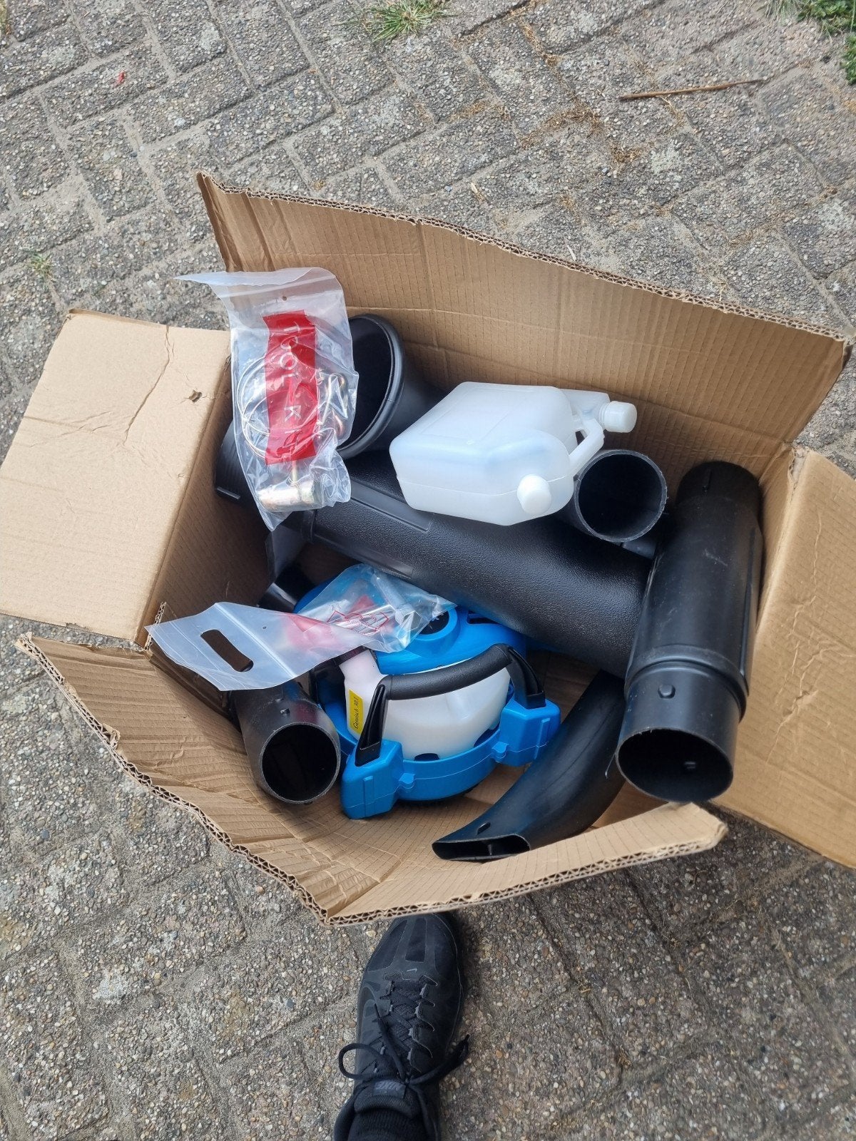 Bituxx Benzine Bladblazer en Bladzuiger, Tuin en Terras, Ophalen, Benzine, Bituxx, Met opvangzak