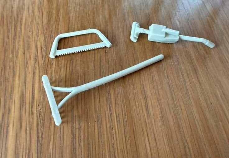 Playmobil hark zaag stofzuiger 70s, Ophalen of Verzenden, Gebruikt, Losse onderdelen, Overige typen