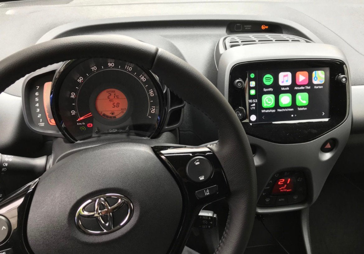 Apple CarPlay Radio Toyota Aygo / Peugeot 108 / Citroën C1, Auto diversen, Ophalen of Verzenden, Zo goed als nieuw