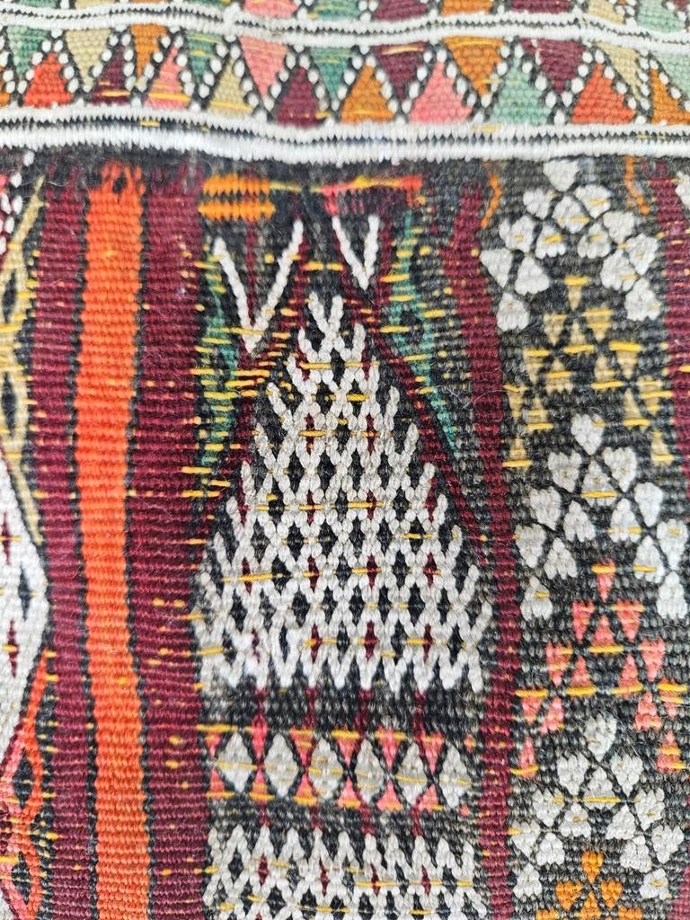 Handgemaakt Kelim kussen wol Marokko Boho 30x46cm, Overige kleuren, HYPE POP-UP, Ophalen of Verzenden, Zo goed als nieuw