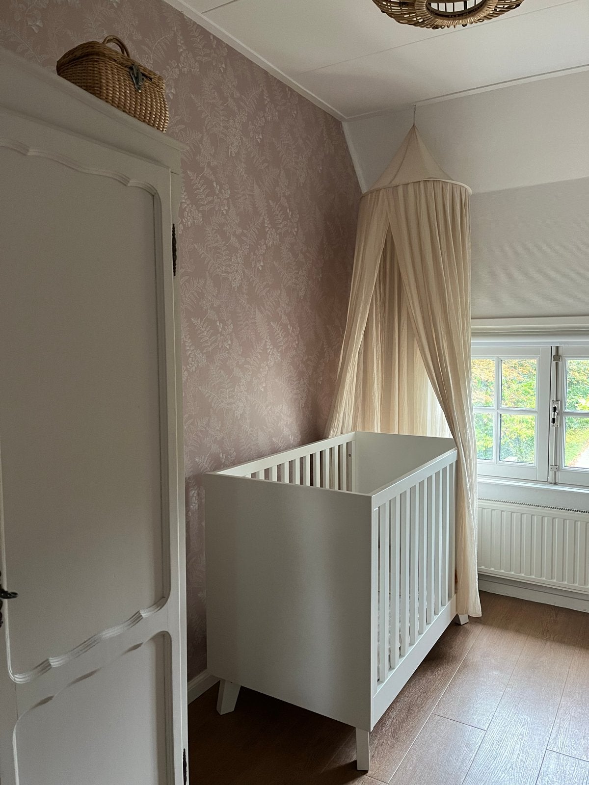Kindercompagnie Anouk ledikant, Gebruikt, 70 tot 85 cm, Lattenbodem, 140 tot 160 cm