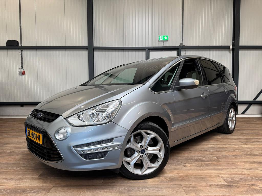 Ford S-Max 2.0 EcoBoost S Edition 7p Automaat / Panorama /, Auto's, Ford, Euro 5, Gebruikt, Zwart, 4 cilinders