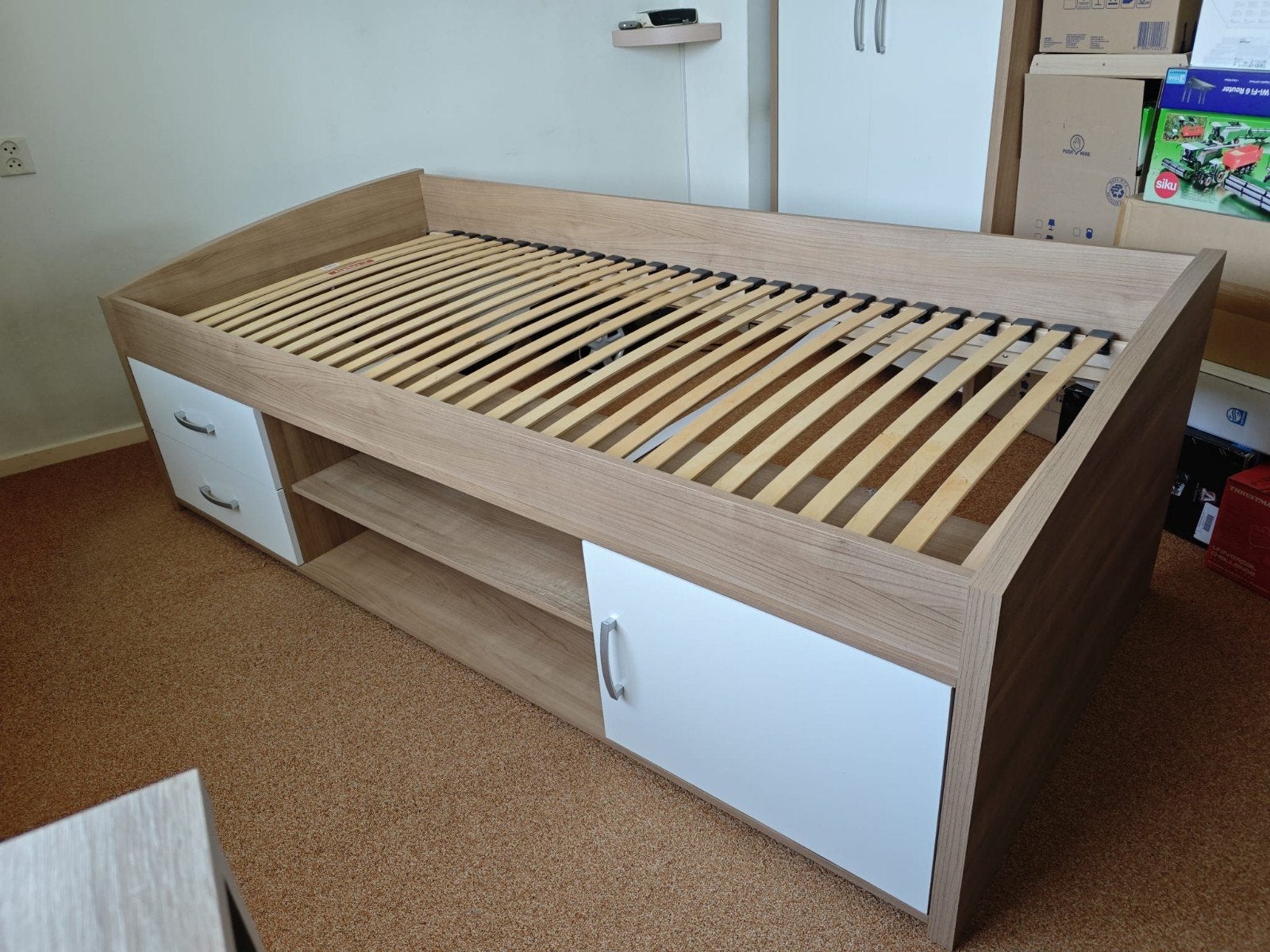 Bed Oslo van Leen bakker 90x200 cm, Ophalen, Gebruikt, 90 cm, Eenpersoons
