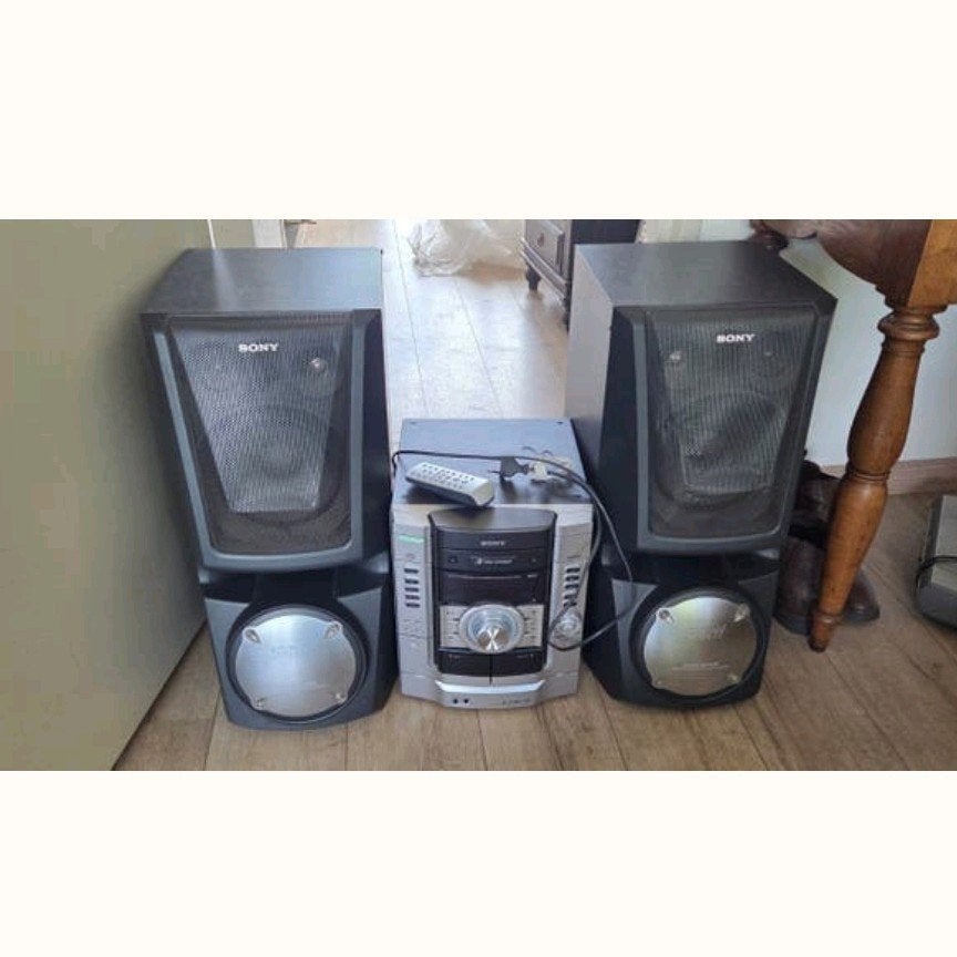 Sony stereo set met afstandsbediening, Ophalen, Zo goed als nieuw, Sony