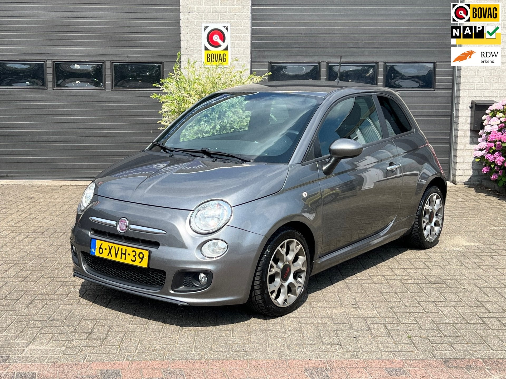 Fiat 500 0.9 TwinAir Turbo 500S *Nieuwe APK, Koppeling*, Stof, Gebruikt, 905 kg, Origineel Nederlands