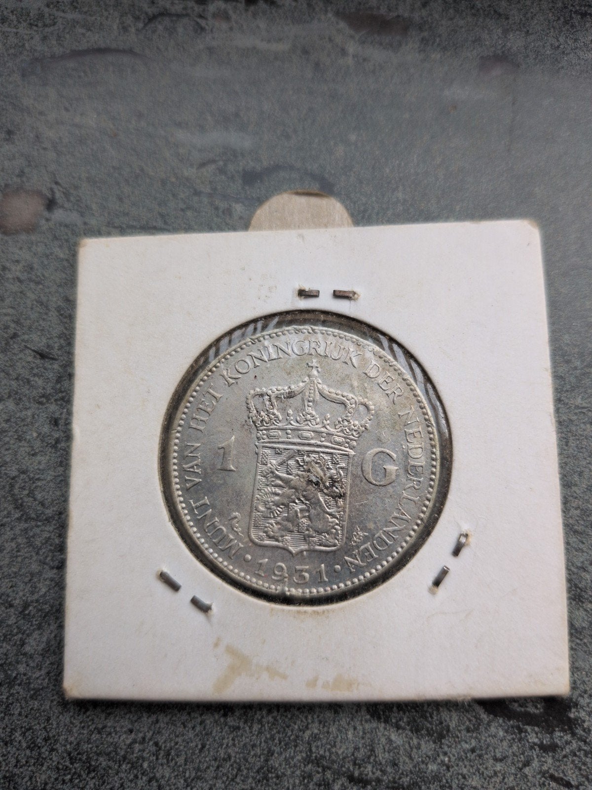 Zilveren 1 Gulden Koningin Wilhelmina 1931, Ophalen, 1 gulden, Zilver, Koningin Wilhelmina