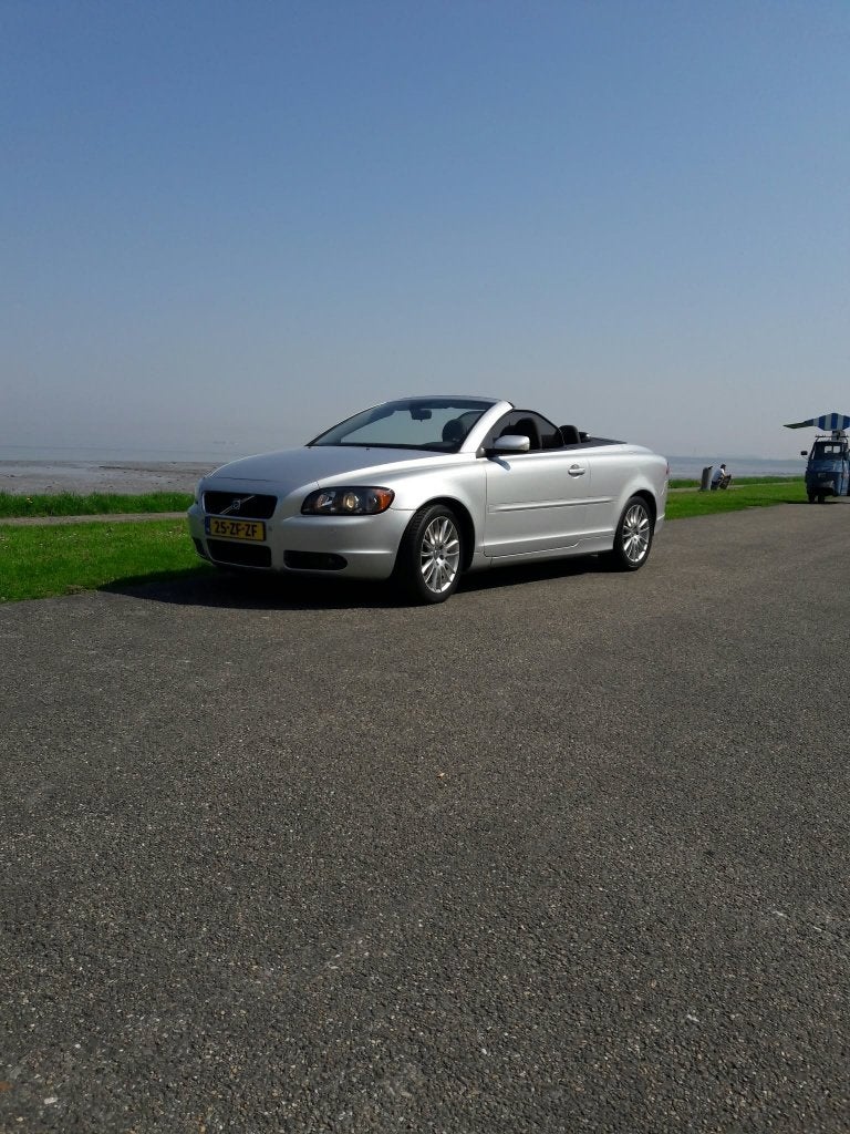 Volvo C70 2.5 T5 Geartronic 2008 Grijs, Dealer onderhouden, Zwart, Cabriolet, Particulier