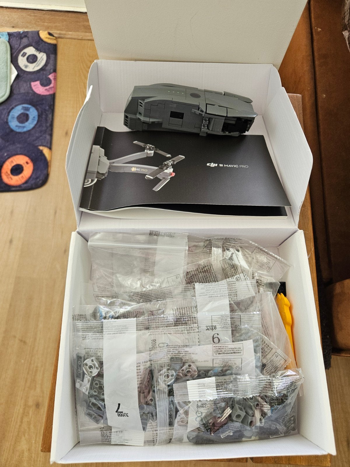 DJI Mavic Pro drone bouwset LEGO - Compleet en deels nieuw, Audio, Tv en Foto, Drones, Nieuw, Ophalen of Verzenden