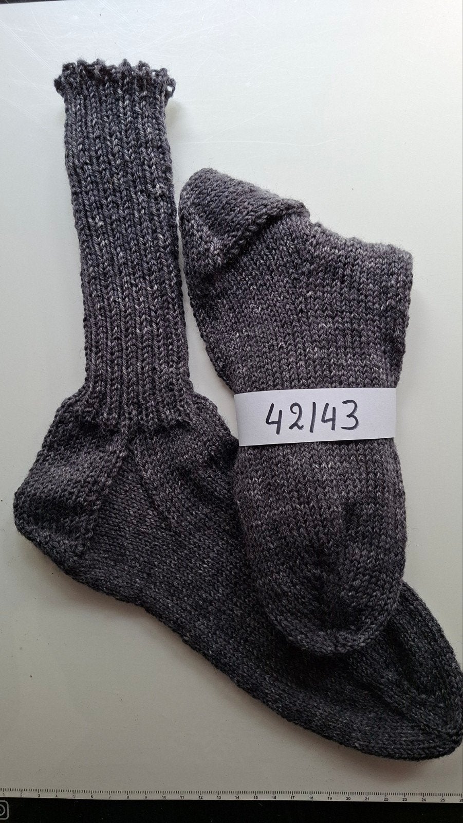 Mooie handgebreide warme wollen heren sokken, maat 42/43, Kleding | Heren, Overige kleuren, Ophalen of Verzenden, Handgemaakt