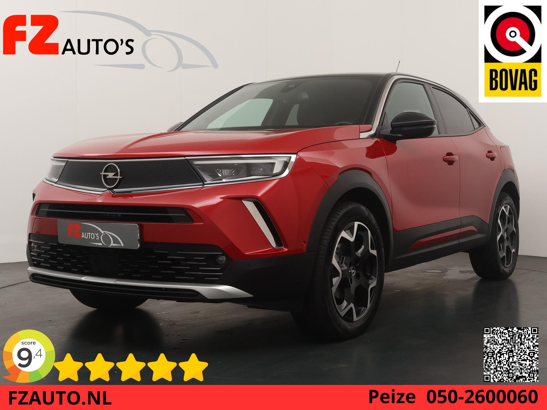 Opel Mokka 1.2 Turbo Ultimate - Navigatie - Stoelverwarming, Auto's, Voorwielaandrijving, 1199 cc, Origineel Nederlands, Handgeschakeld