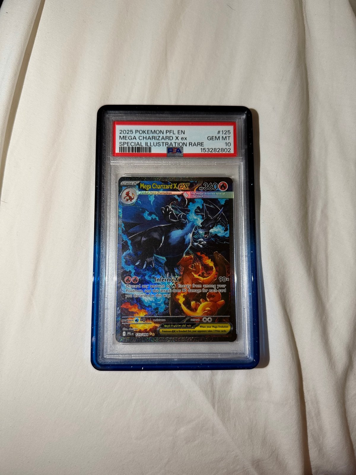 PSA 10 Mega Charizard X EX Pokémon Kaart - Special Illustrat, Ophalen of Verzenden, Nieuw, Losse kaart