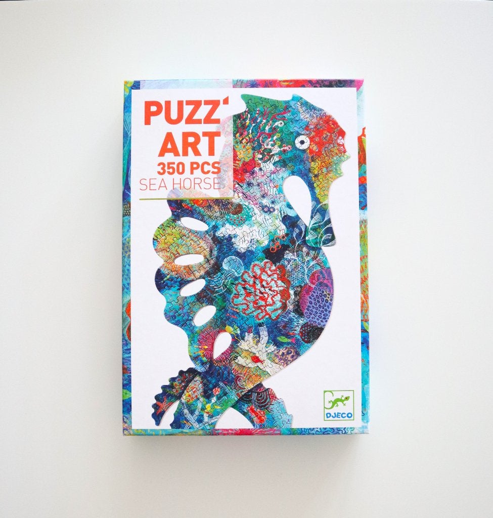 Djeco Puzz’Art: Sea horse, 350 stukjes, Ophalen of Verzenden, Meer dan 50 stukjes, Zo goed als nieuw, 6 jaar of ouder