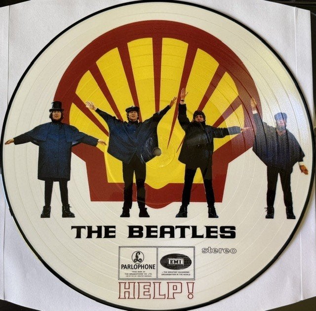The Beatles - Help picture disc misprint, shell cover, LP, Pop, Ophalen of Verzenden, 12 inch