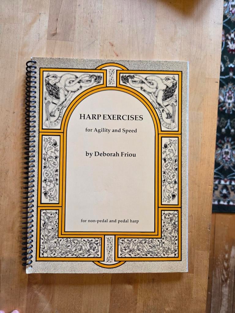 Deborah Friou - Harp Exercises for Agility and Speed, Klassiek, Les of Cursus, Zo goed als nieuw, Overige instrumenten