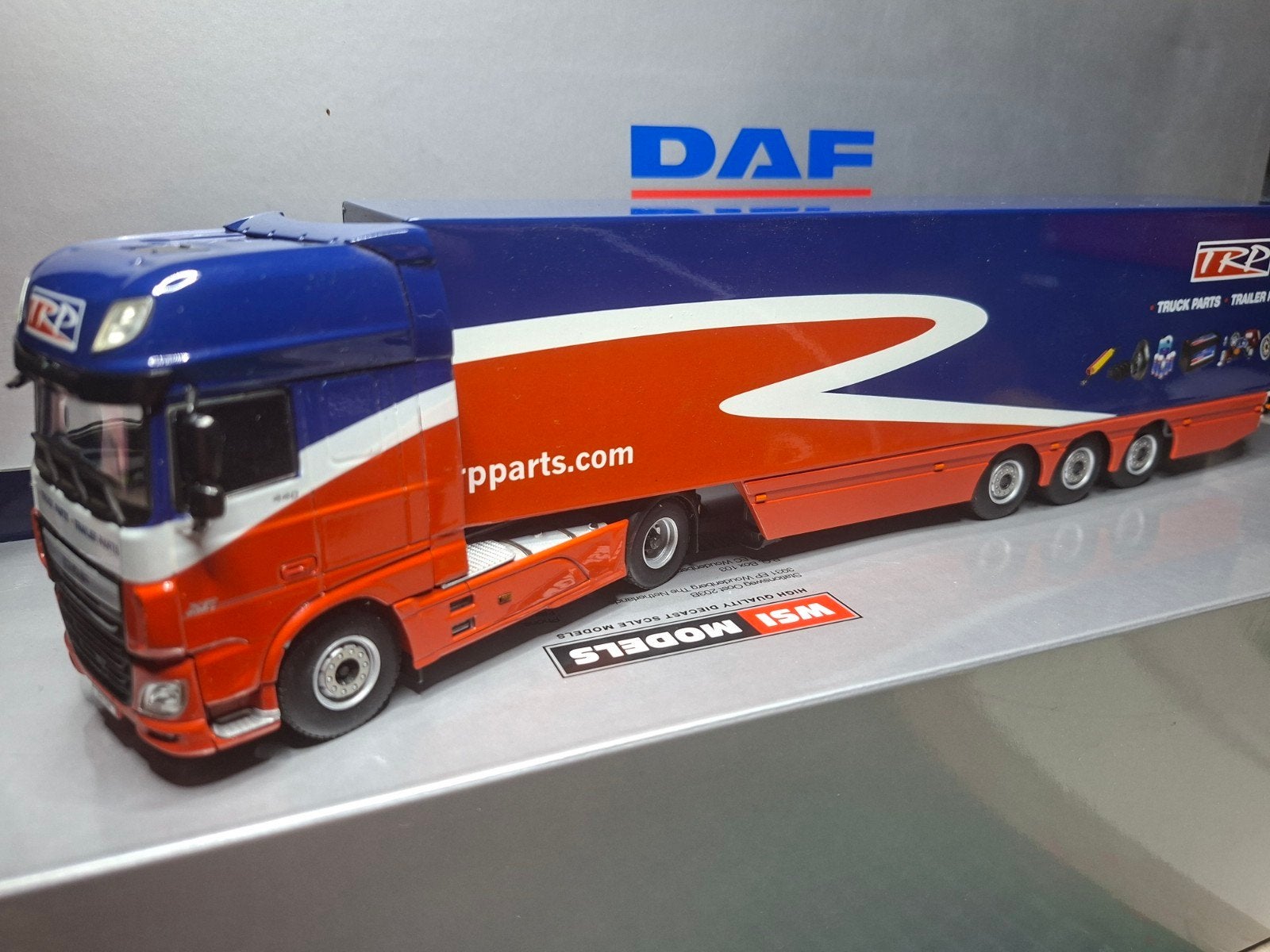 wsi daf xf trsp., Hobby en Vrije tijd, Modelauto's | 1:50, Ophalen, Nieuw, Bus of Vrachtwagen, Wsi