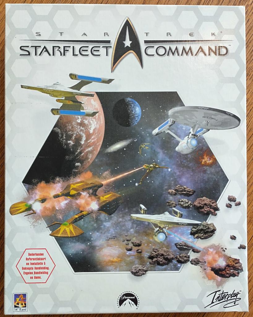 CD-rom Star Trek Starfleet Command (bigbox 1999 Interplay), Spelcomputers en Games, Games | Pc, Zo goed als nieuw, Strategie en Constructie